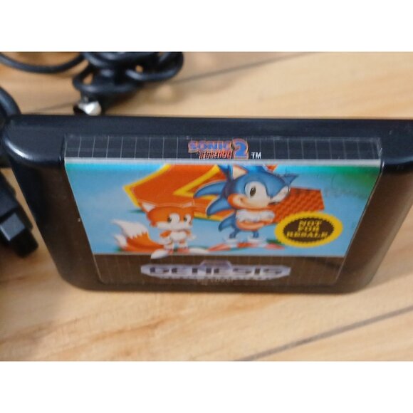 Sega Genesis Console Sonic 2 Bundle - Complete In Box CIB - Tested - Picture 14 of 16